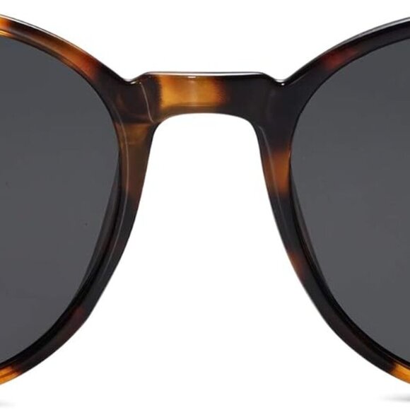 Small Round Classic Polarized Sunglasses for Women Men Vintage Style UV400 Lens - Picture 2 of 6